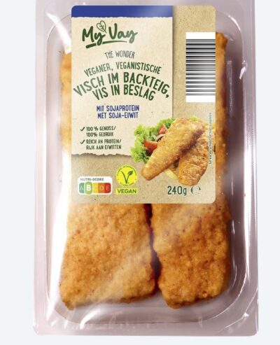 My vay vegan vis in beslag