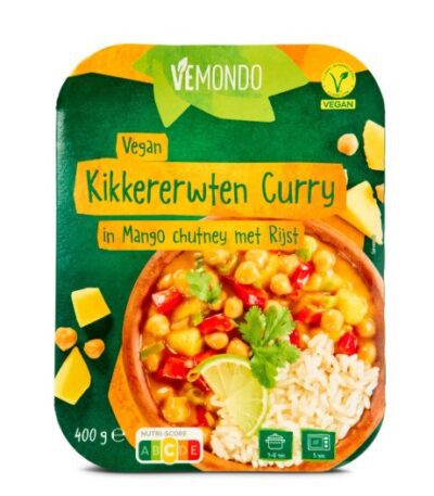Vemondo vegan kikkererwten curry