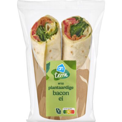AH terra plantaardige wrap bacon ei