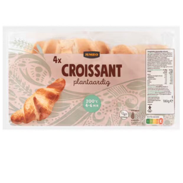 Jumbo croissant plantaardig