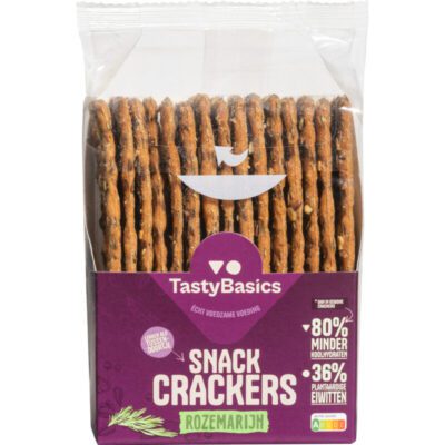 TastyBasics snack crackers rozemarijn