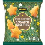 Jumbo ster & kerstboom aardappelkroketjes