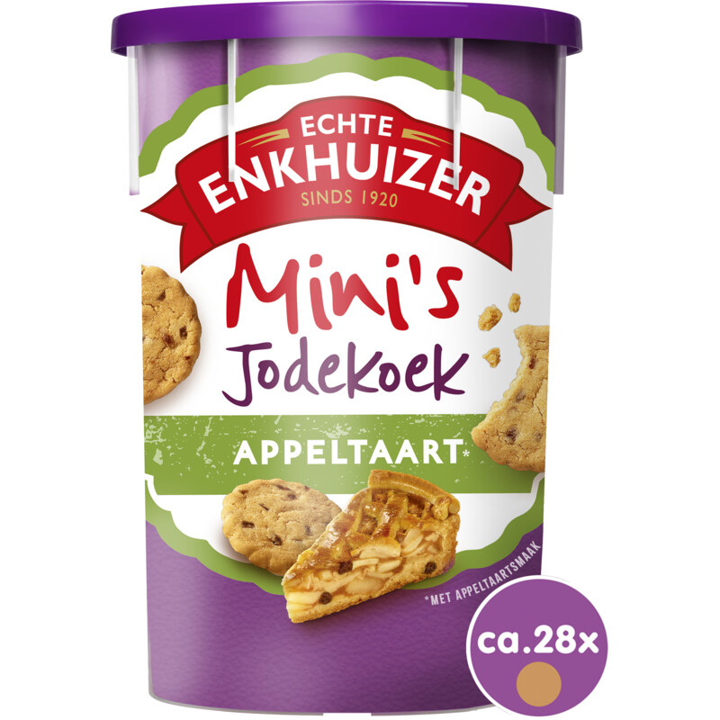 Echte Enkhuizer mini's jodekoek appeltaart