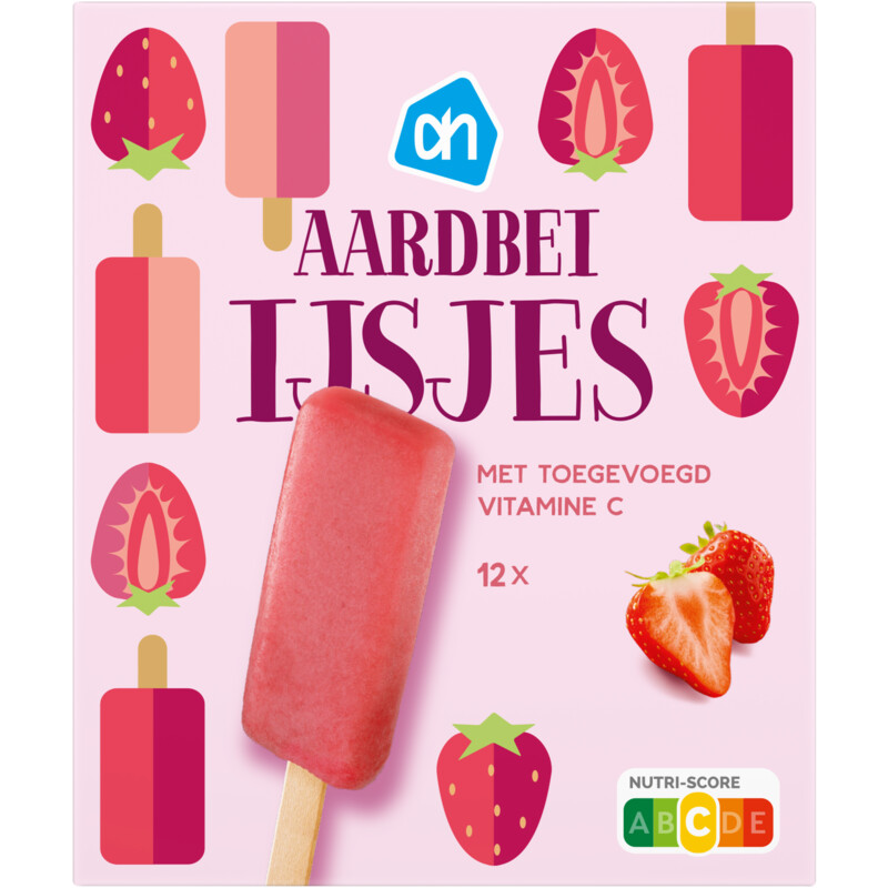 AH aardbei ijsjes met vitamine c