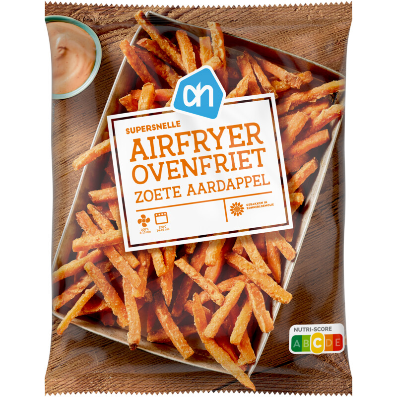 AH airfryer ovenfriet zoete aardappel