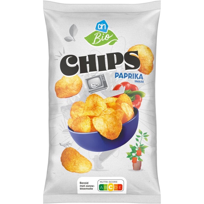 AH Biologisch chips paprika smaak