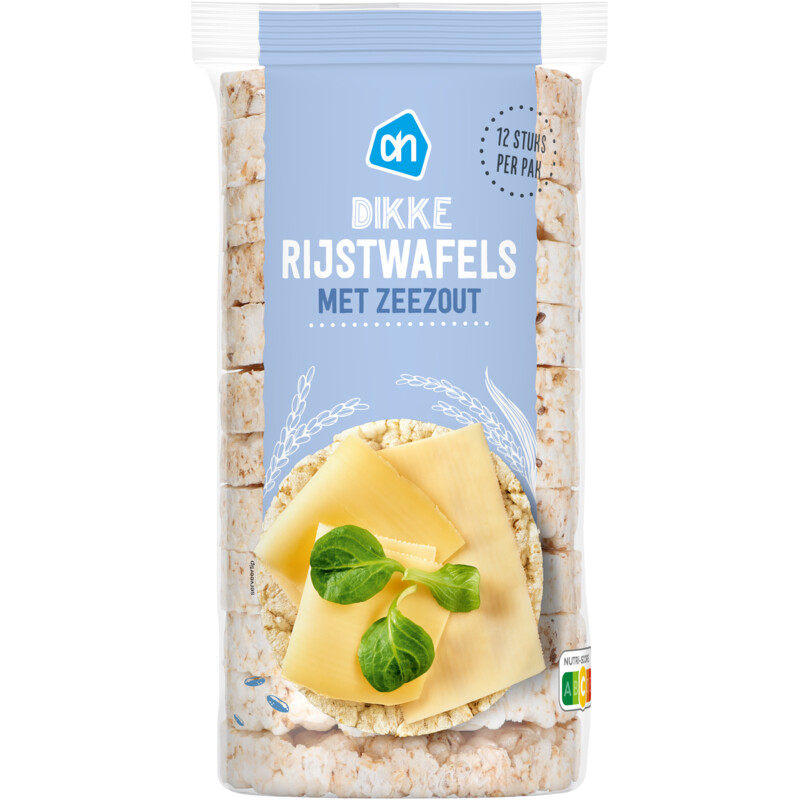 AH dikke rijstwafels met zeezout
