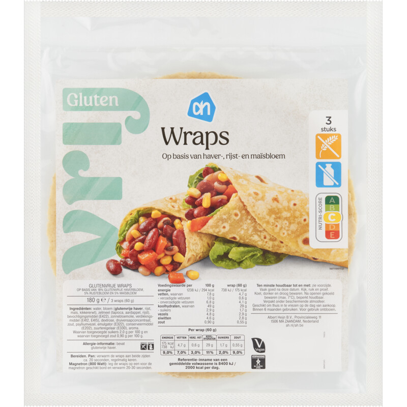 AH Glutenvrij wraps
