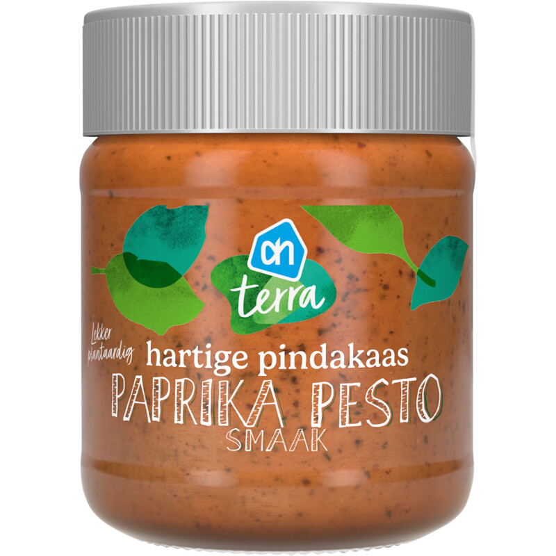 AH Terra hartige pindakaas paprika-pesto smaak