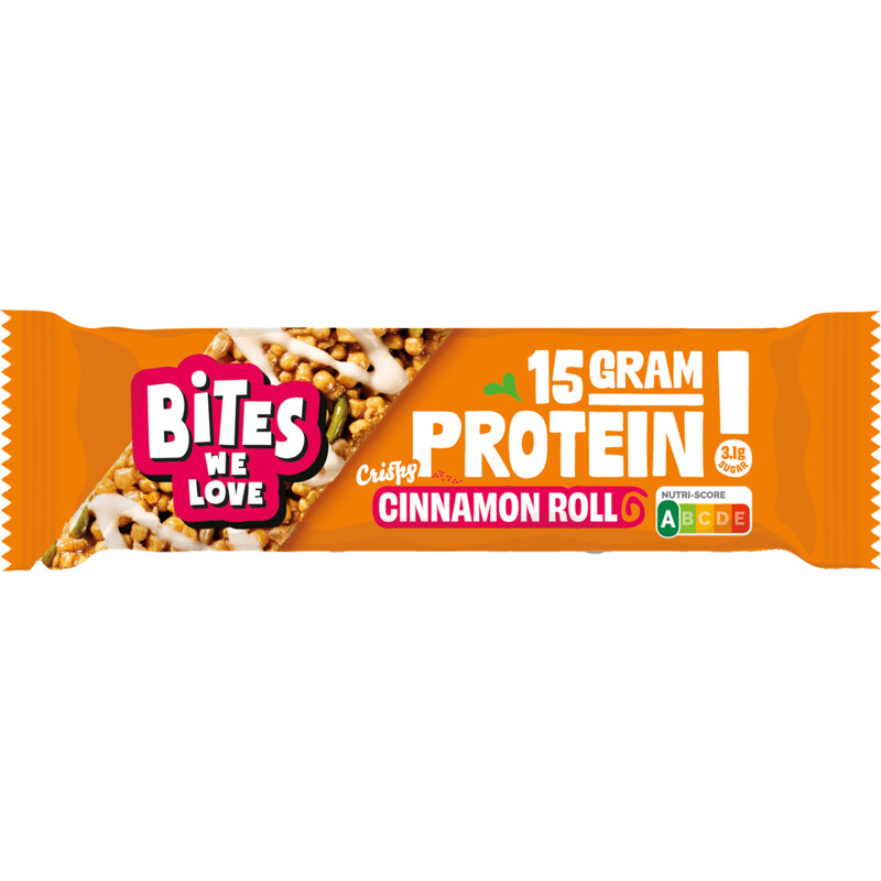 BitesWeLove protein bar cinnamon roll