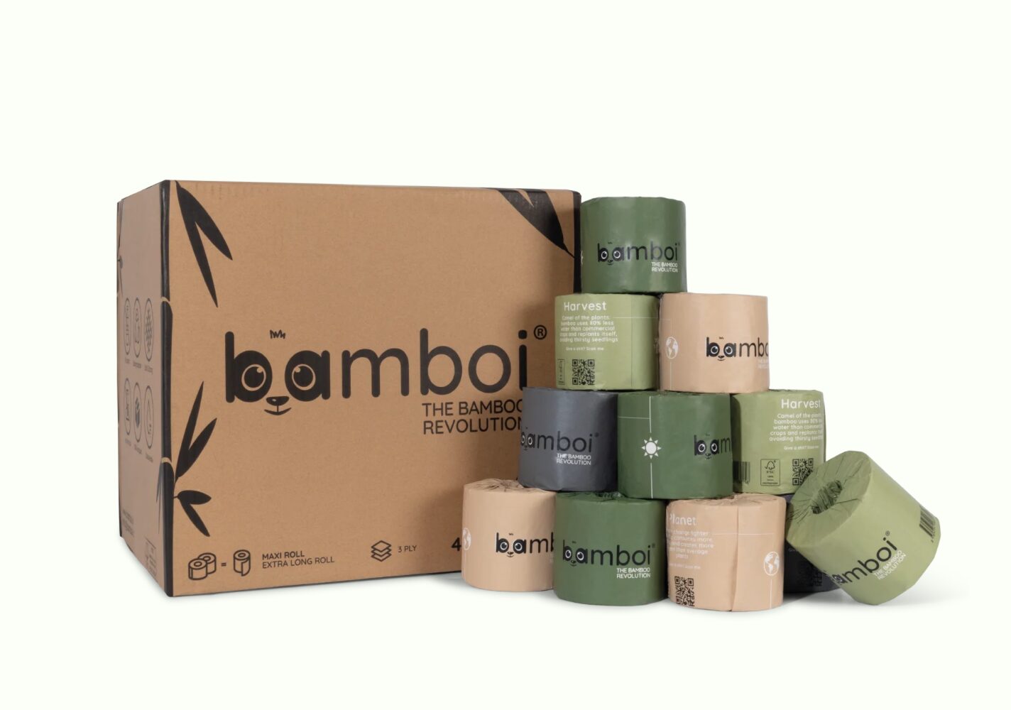 Bamboi bamboe toilet papier