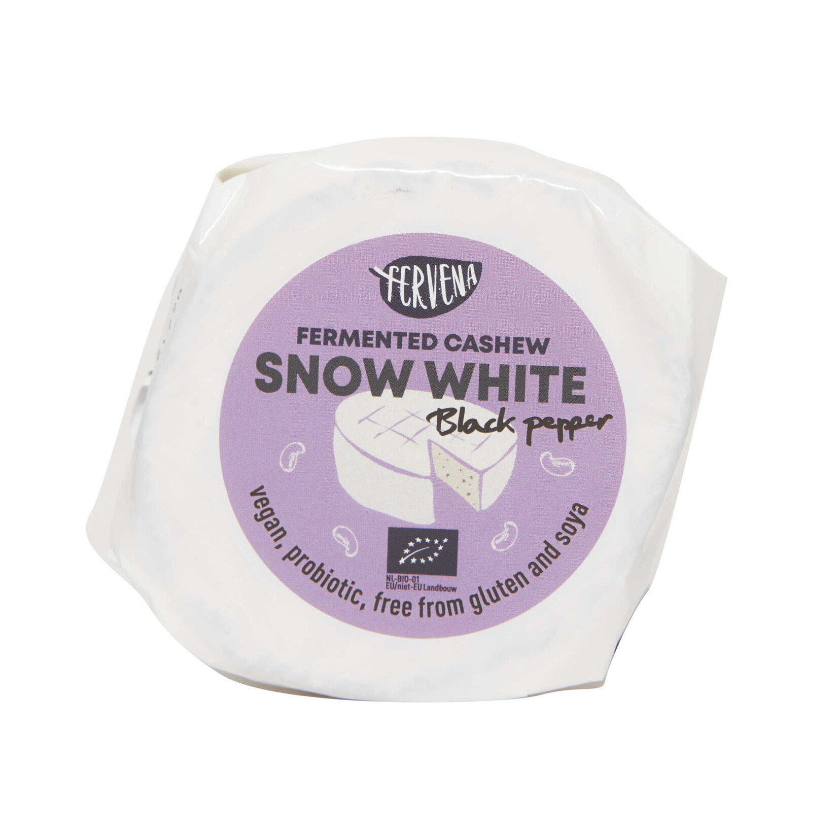 Fervena fermented cashew snow white black pepper (brie)
