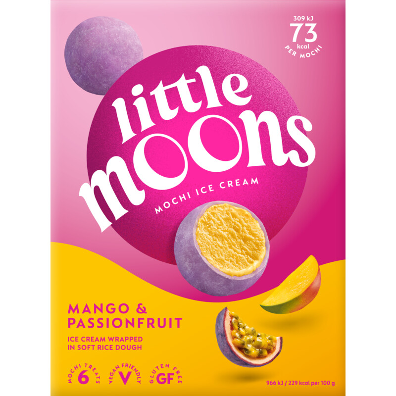 Little Moons mochi ijs passievrucht mango
