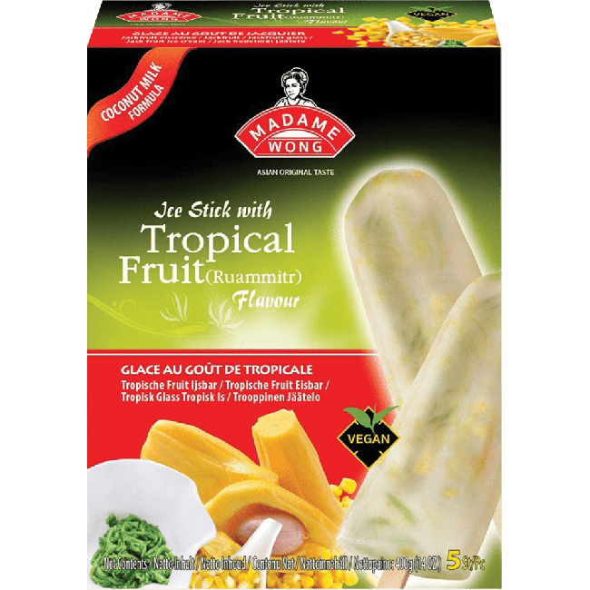 Madame Wong ijs met tropische fruitsmaak