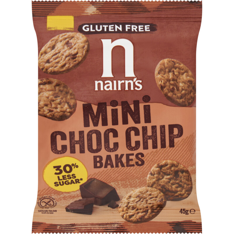 Nairn's mini choc chip bakes