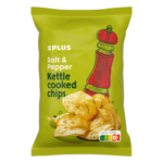 Plus kettle cooked chips salt & pepper