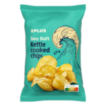 Plus kettle cooked chips sea salt
