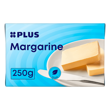 Plus margarine voor koken, bakken en braden
