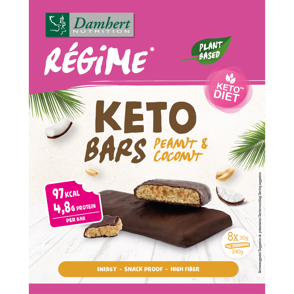 Damhert régime keto bar pinda kokos