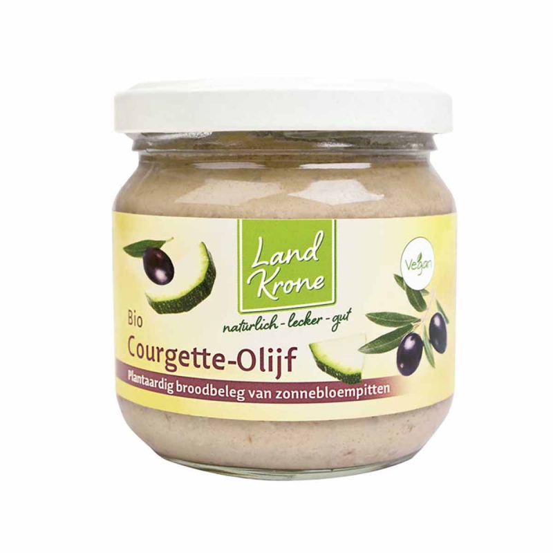 Landkrone courgette-olijf spread