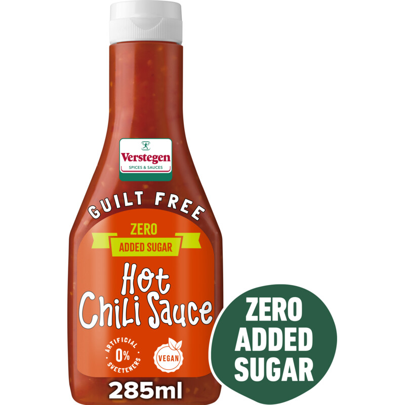 Verstegen hot chili sauce zonder suiker