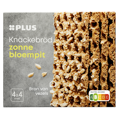 Plus knäckebröd zonnebloempit