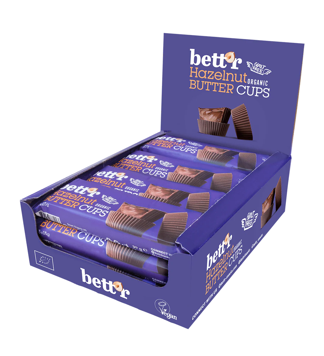 Bett'r hazelnoot butter cups