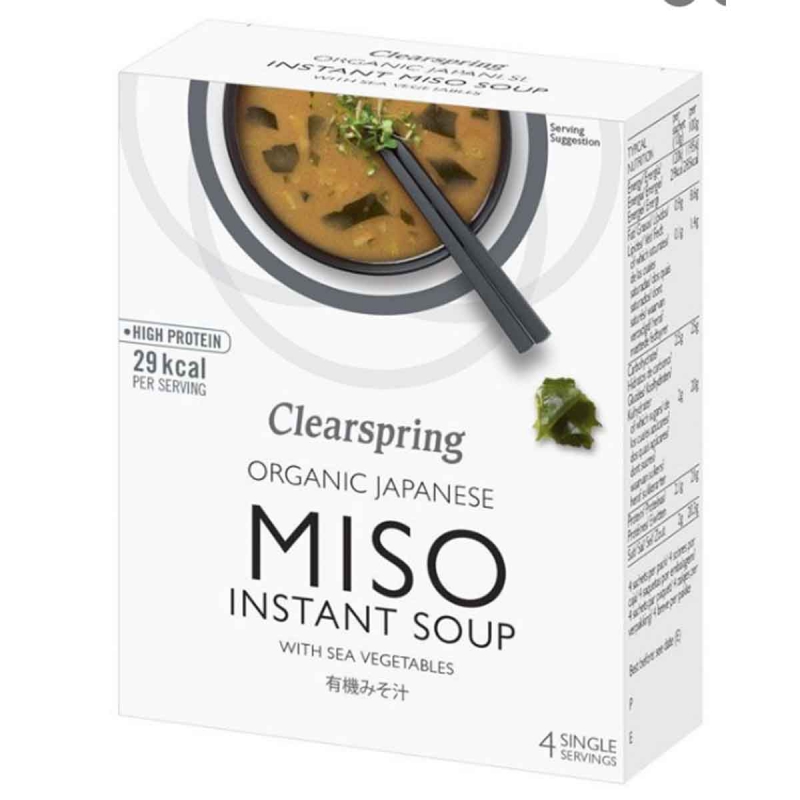 Clearspring instant miso-soeppasta met zeegroente