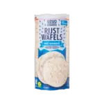 Goud Gebakken rijstwafels met zeezout