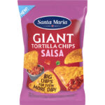 Santa Maria giant tortilla chips salsa
