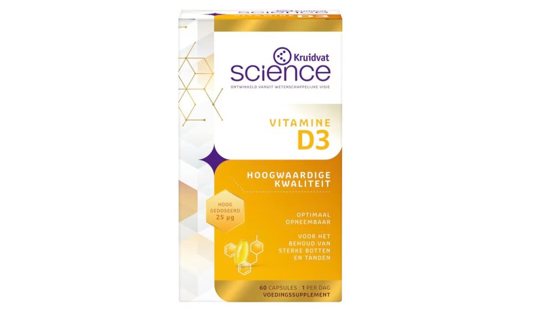 Kruidvat Science Vitamine D3 Softgels