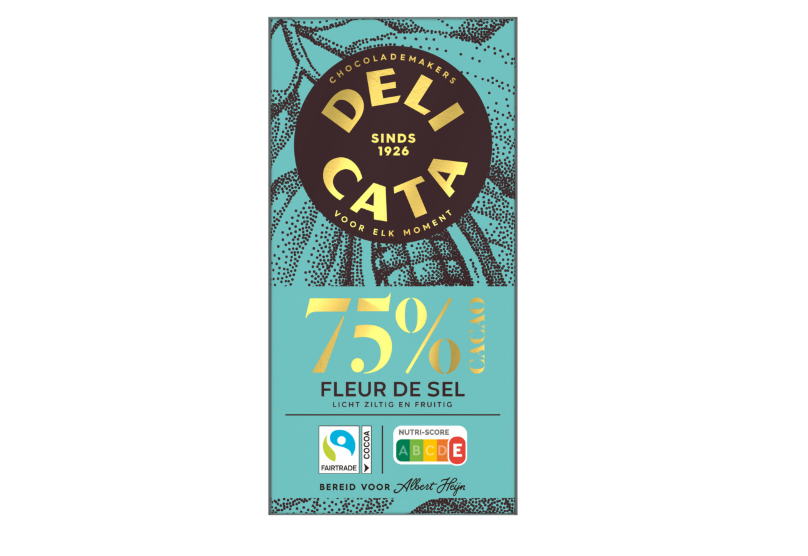 Delicata Reep puur fleur de sel 75% cacao