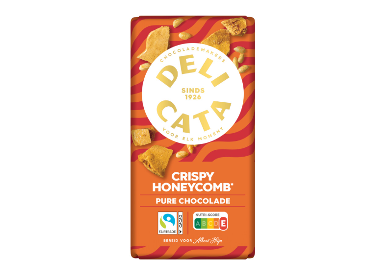 Delicata Reep honey comb pure chocolade