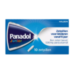 Panadol Junior Zetpillen 500 MG Paracetamol vanaf 6 jaar