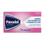 Panadol Junior Zetpillen 125 MG Paracetamol van 3 maanden tot 1 jaar