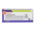 Kruidvat Loperamide HCl Diarreeremmer 2mg Smelttabletten