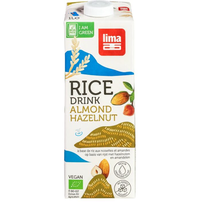 Lima rijstdrink hazelnoot amandel