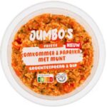 Jumbo's groente spread & dip komkommer & paprika met munt