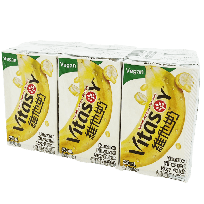Vitasoy sojamelk met banaansmaak