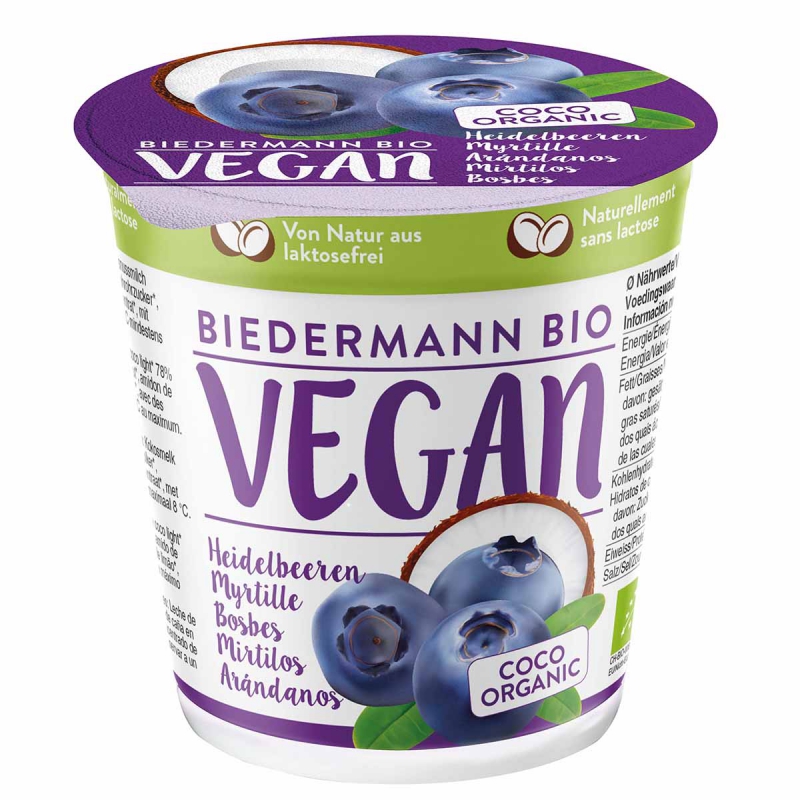 Biedermann kokosdessert bosbes