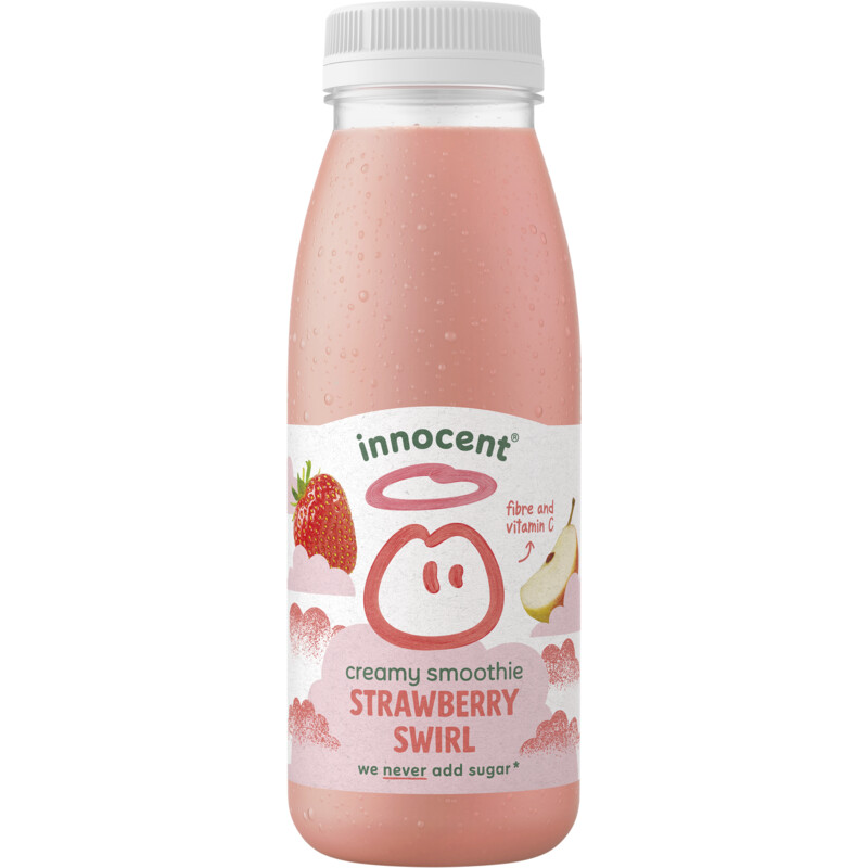Innocent creamy smoothie strawberry swirl