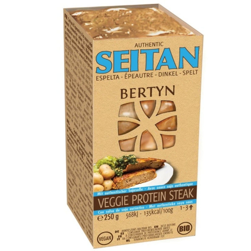 Bertyn seitan veggie protein steak spelt