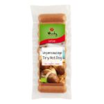 Wheaty vegan tiny hot dog
