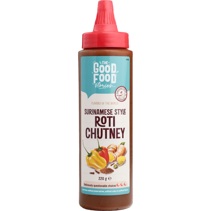 The Good Food Stories roti chutney