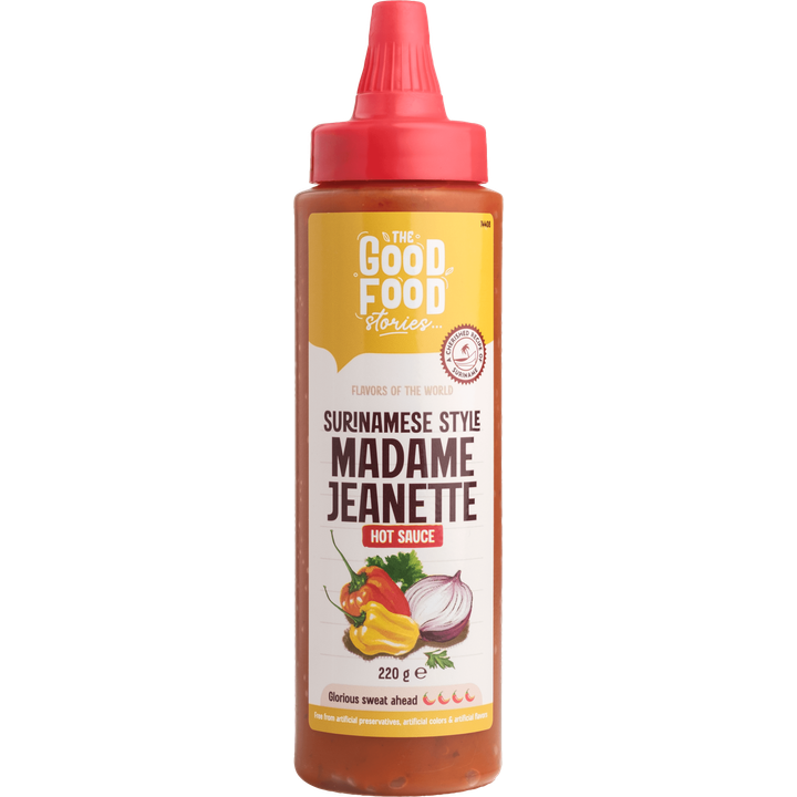 The Good Food Stories hot sauce madame jeanette