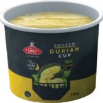 Madame Wong durian ijs in een bakje