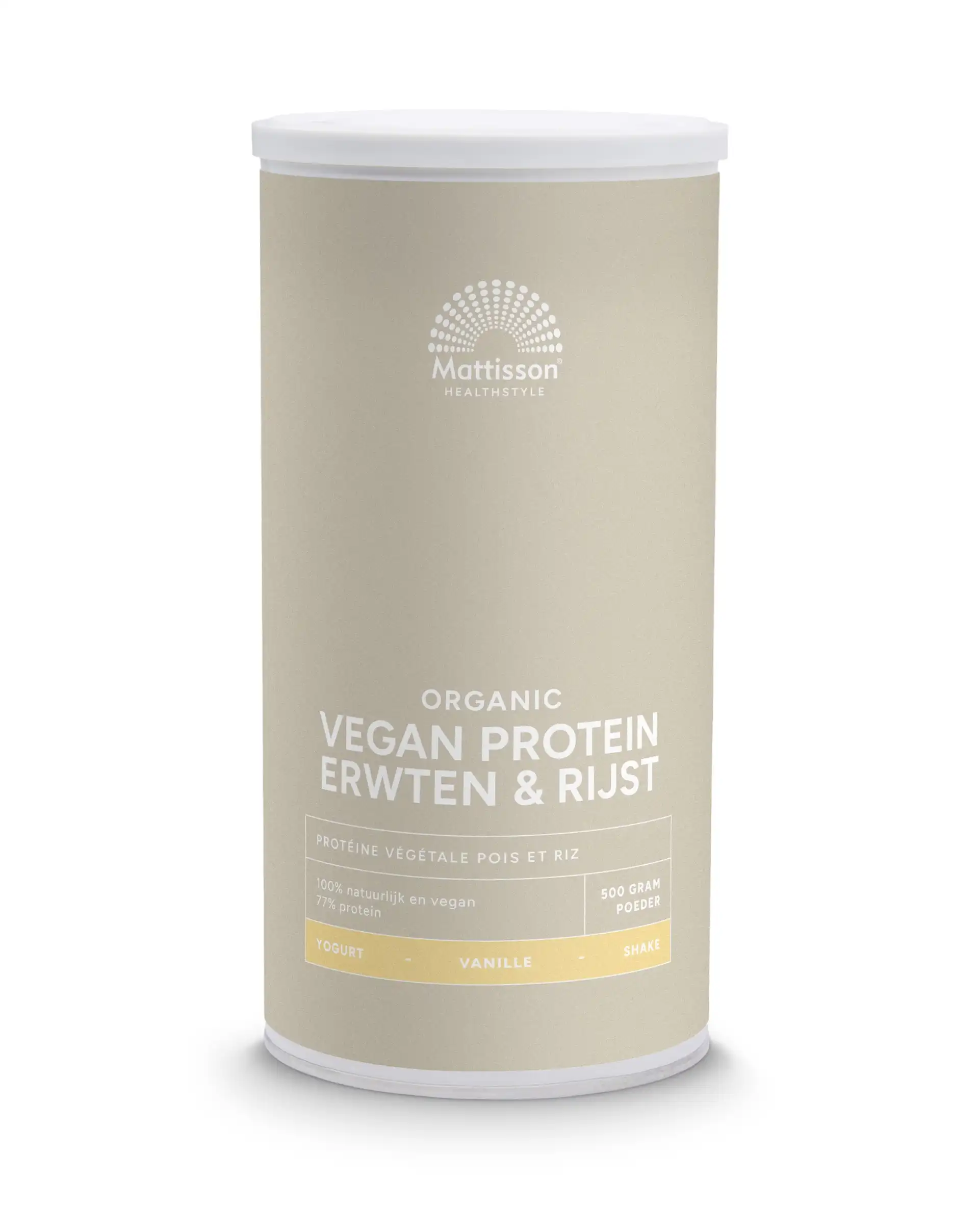 Mattisson vegan proteïne erwten & rijst vanille