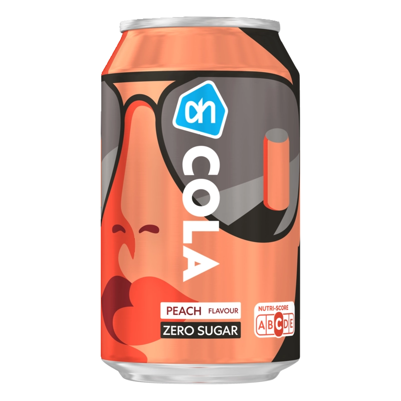 AH cola zero perziksmaak