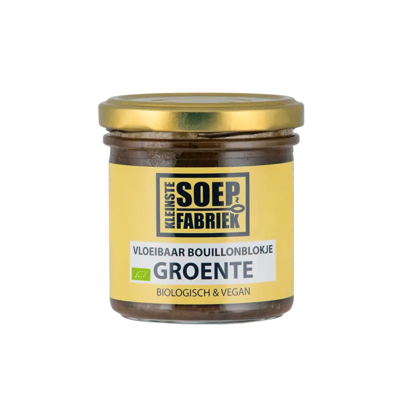 Kleinste Soep Fabriek vloeibaar bouillonblokje groente vegan