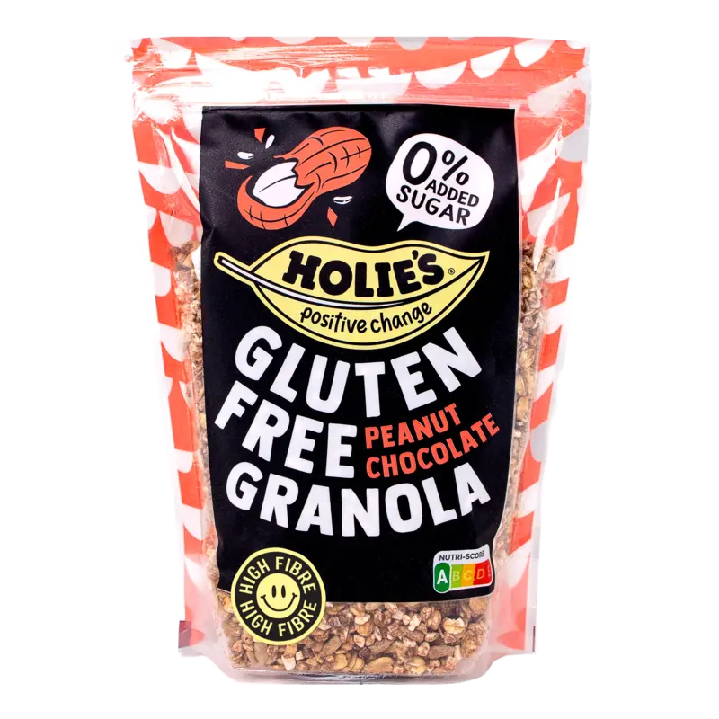 Holie's granola glutenfree peanut chocolate